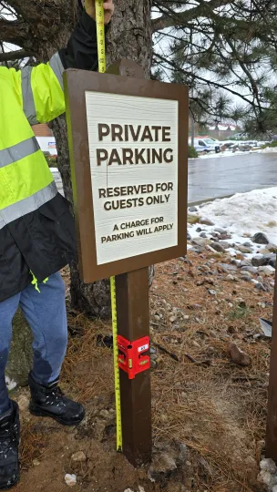 Outdoor Signage project example